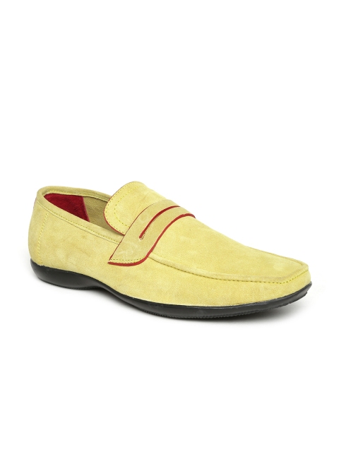 

Numero Uno Men Yellow Solid Loafers