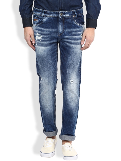 

Mufti Blue Narrow Fit Stretchable Jeans