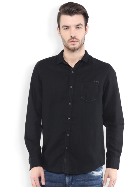 

Mufti Black Slim Fit Casual Shirt