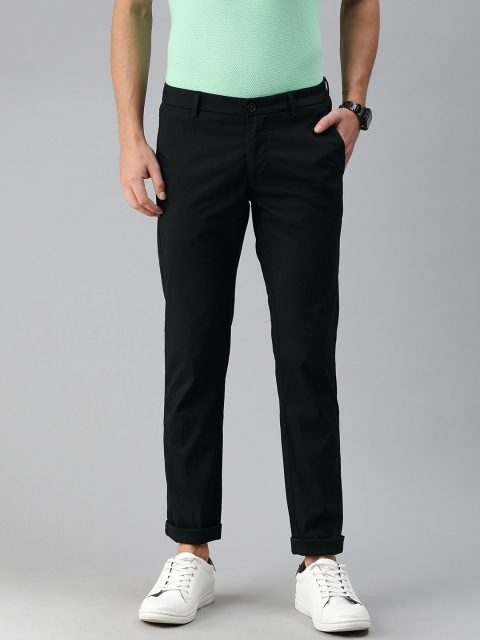 

Arrow Sport Men Black Bronson Slim Fit Regular Trousers