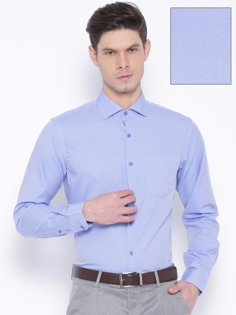 

Black Coffee Men Blue Slim Fit Formal Shirt