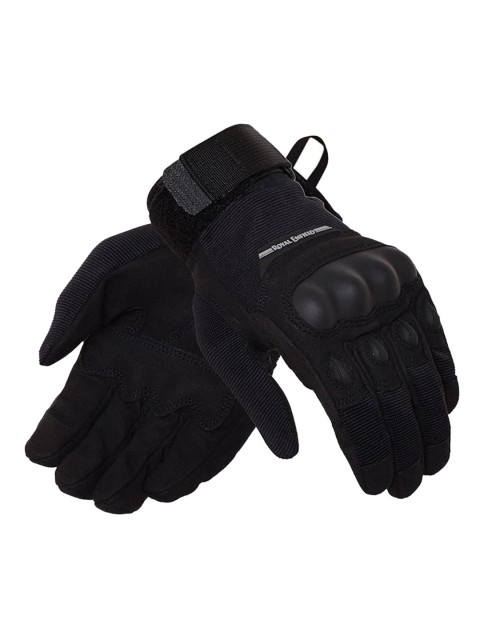 

Royal Enfield Men Black Military Gloves