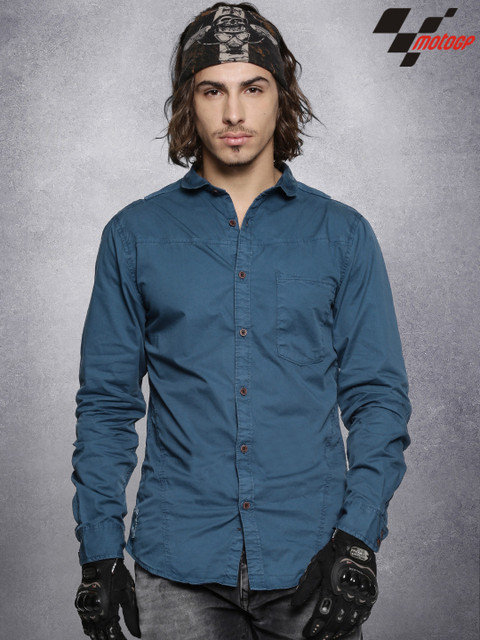 

RDSTR Teal Blue MotoGP Casual Shirt