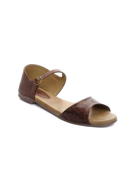 

Lavie Women Brown Printed Flats
