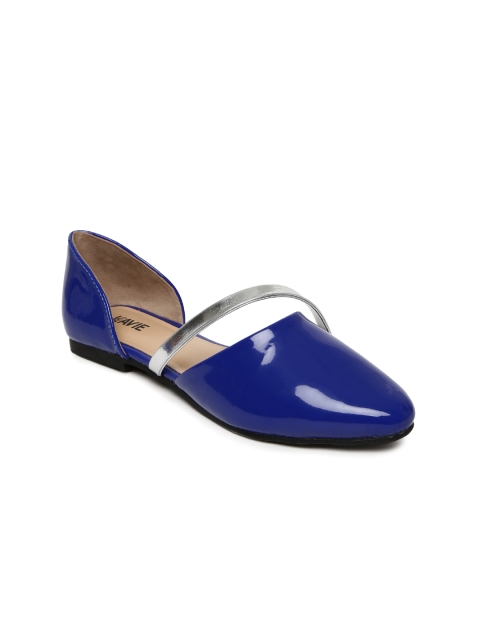 

Lavie Women Blue Solid Pointed-Toe Flat Shoes