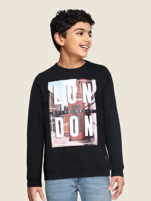 

Allen Solly Junior Boys Black Printed Sweatshirt