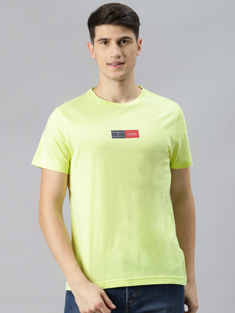 

Tommy Hilfiger Men Yellow Organic Cotton T-shirt