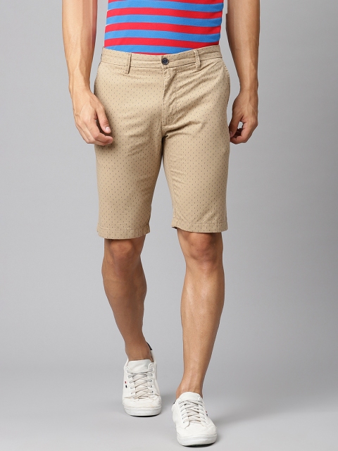 

Indian Terrain Men Beige Cargo Shorts