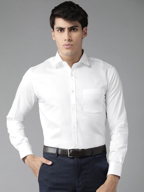 

Park Avenue Men White Slim Fit Pure Cotton Formal Shirt