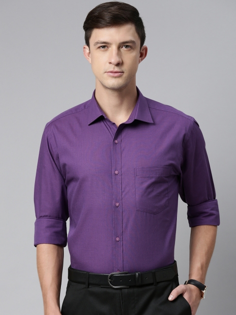 

Park Avenue Men Violet Slim Fit Formal Shirt