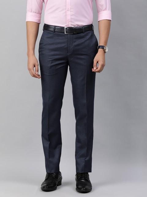 

Raymond Men Blue Slim Fit Formal Trousers