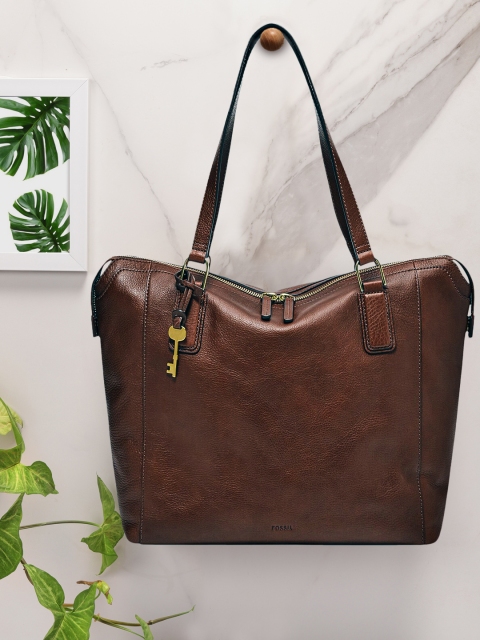 

Fossil Brown Solid Shoulder Bag