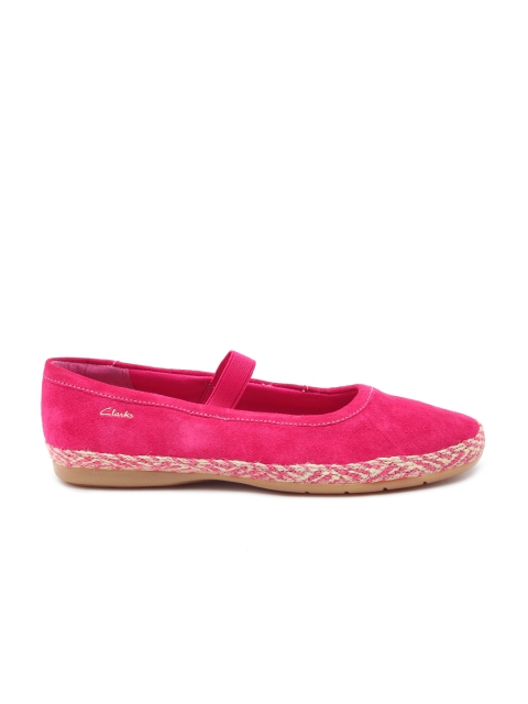 

Clarks Girls Pink Flat Shoes