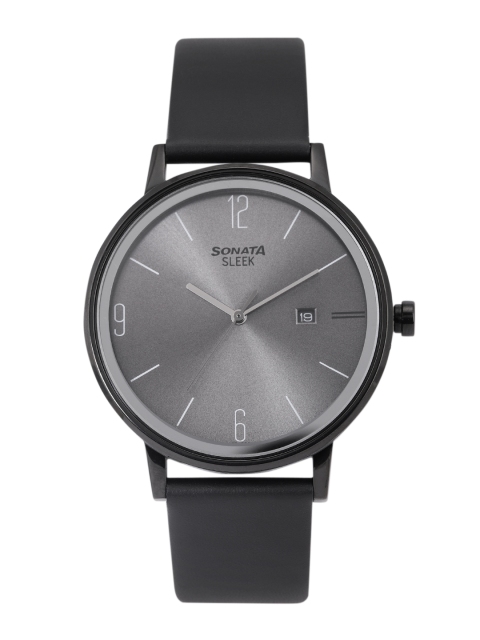

Sonata Men Grey Analogue Watch NN7131NL03