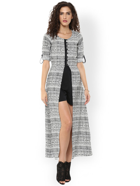 

Magnetic Designs Black & White Printed Playsuit
