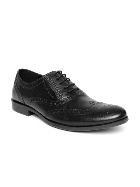 

Red Tape Men Black Leather Brogues