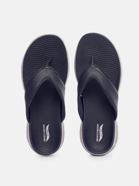 

Skechers Men Navy Blue Go Walk Arch Fit Thong Flip-Flops
