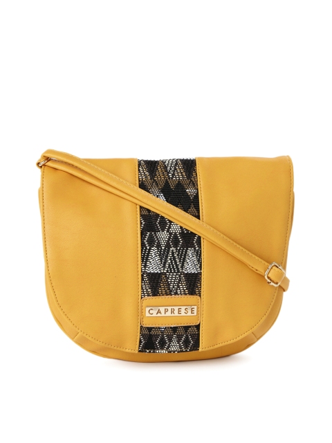 

Caprese Mustard Yellow Romy Sling Bag