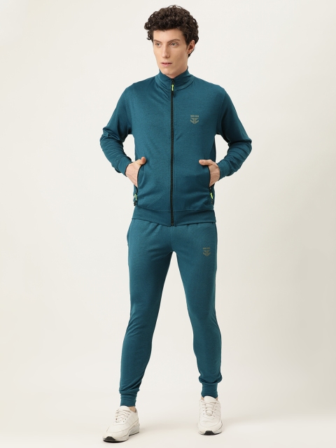 

Sports52 wear MEN SOLID TEAL TRACKSUIT