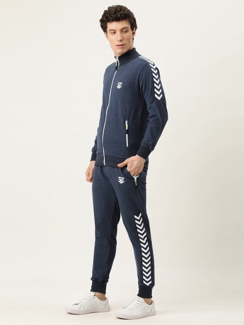 

Sports52 wear Men Blue Solid Tracksuit