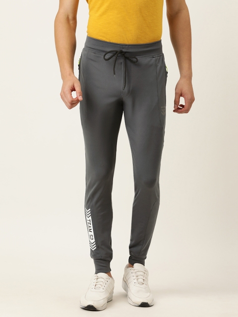 

Sports52 wear Men Grey Solid Slim Fit Joggers