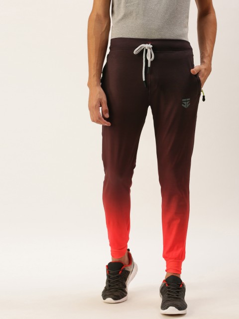 

Sports52 wear Men Maroon & Red Dyed Slim Fit Joggers