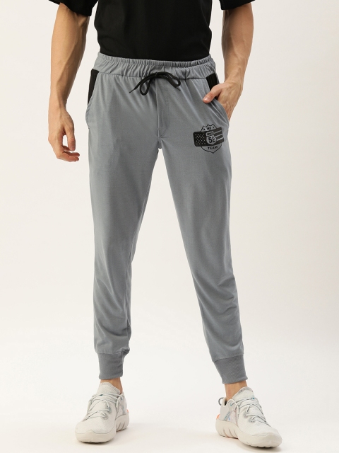

Sports52 wear Men Grey Melange Solid Slim Fit Joggers