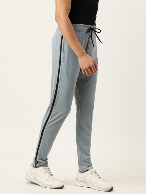 

Sports52 wear Men Light Grey Melange Solid Slim Fit Track Pants