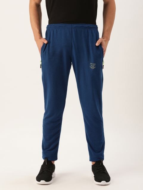 

Sports52 wear Men Blue Solid Slim Fit Track Pants