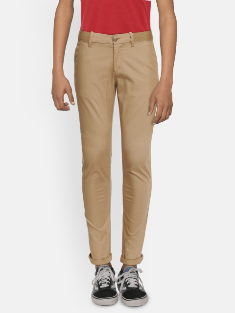 

Indian Terrain Boys Beige Slim Fit Chinos