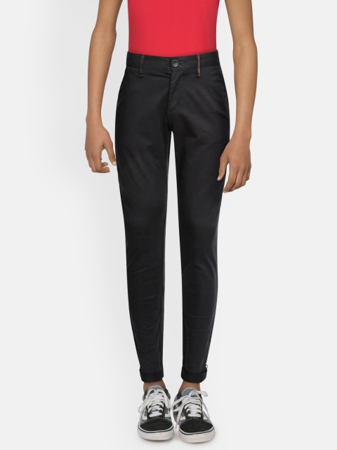 

Indian Terrain Boys Black Slim Fit Chinos