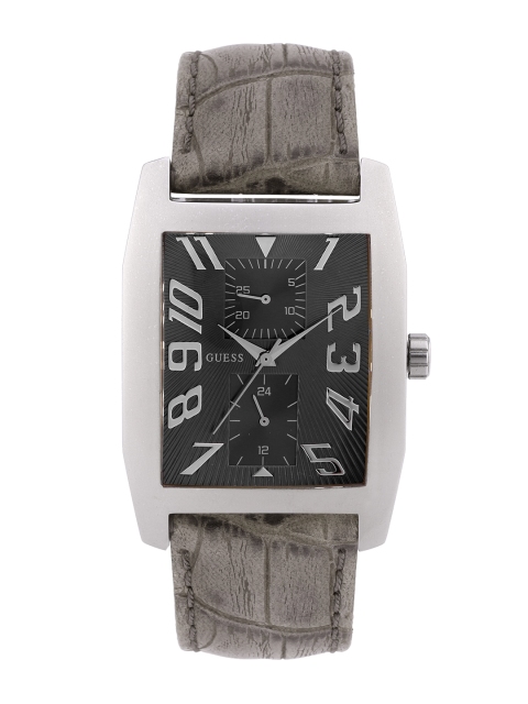 

GUESS Men Black Textured Analogue Watch W95074G1