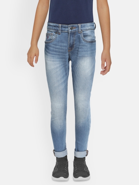 

Indian Terrain Boys Blue Slim Fit Heavy Fade Stretchable Jeans