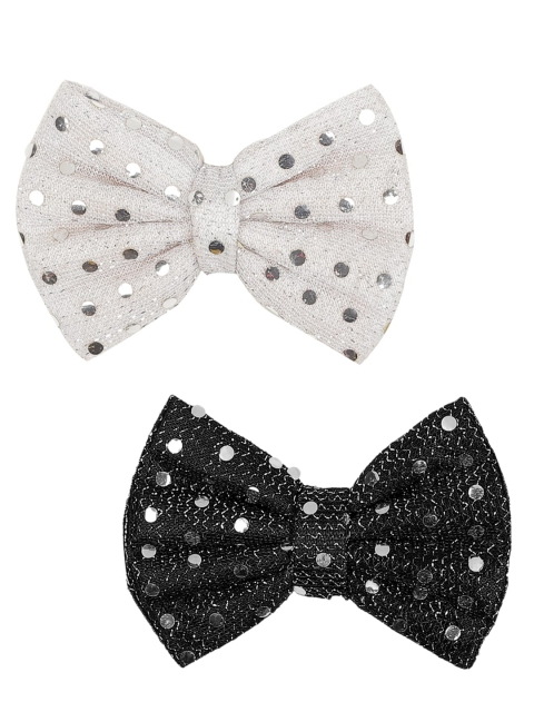 

ONE on ONE Girls White & Black Set of 2 Alligator Hair Clip