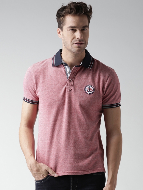 

Celio Red & White Polo T-shirt