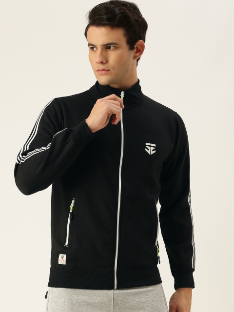 

Sports52 wear Men Black Comfort Fit Sweatshirt