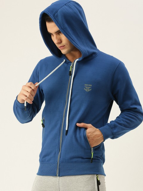 

Sports52 wear Men Blue Hooded Comfort Fit Sweatshirt