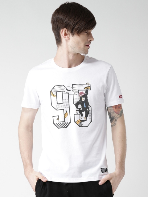 

Metersbonwe White Printed T-shirt