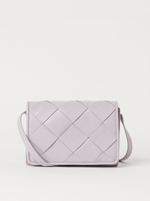 

H&M Women Purple Braided Shoulder Bag