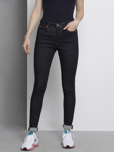 

Tommy Hilfiger Women Blue Super Skinny Fit High-Rise Stretchable Jeans