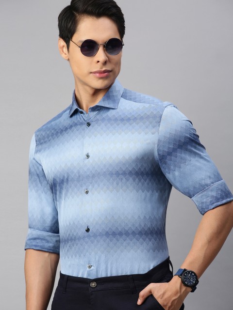 

Louis Philippe Sport Men Blue Classic Fit Casual Shirt