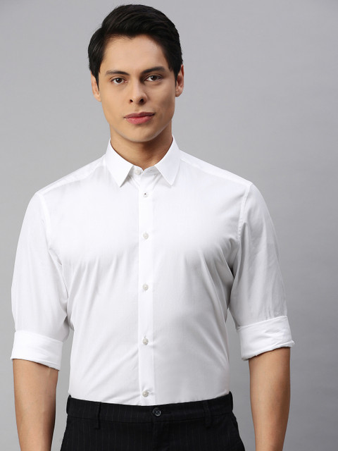 

Louis Philippe Sport Men White Classic Fit Casual Shirt