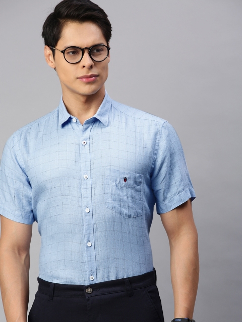 

Louis Philippe Sport Men Blue Smart Casual Shirt