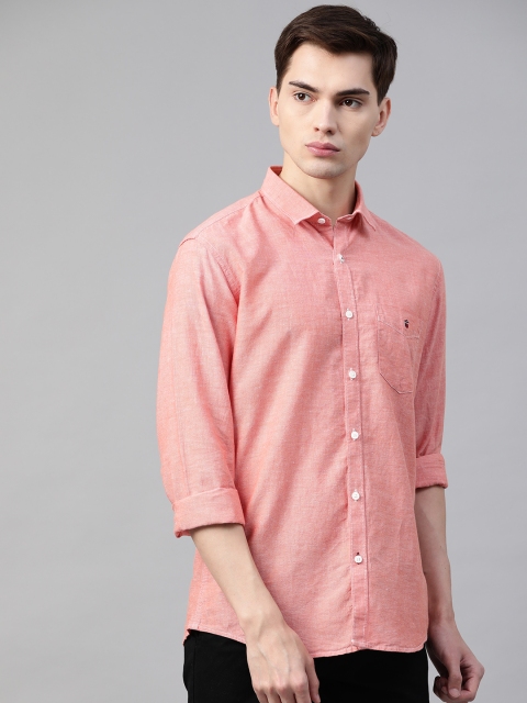 

Louis Philippe Sport Men Peach Slim Fit Casual Shirt