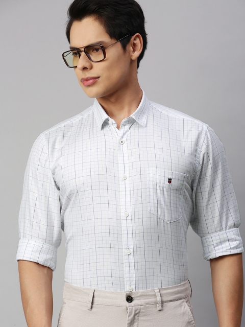 

Louis Philippe Sport Men Green Slim Fit Checked Casual Shirt