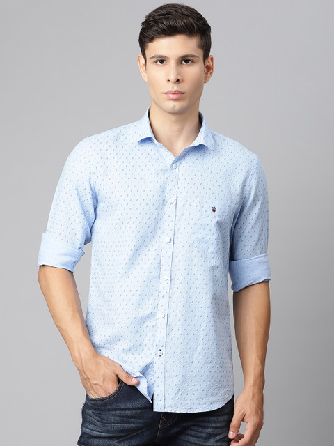 

Louis Philippe Sport Men Blue Slim Fit Printed Casual Shirt