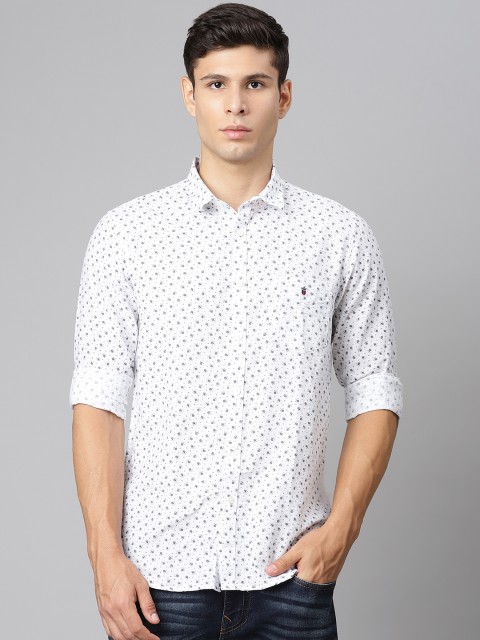 

Louis Philippe Sport Men White Super Slim Fit Floral Printed Casual Shirt