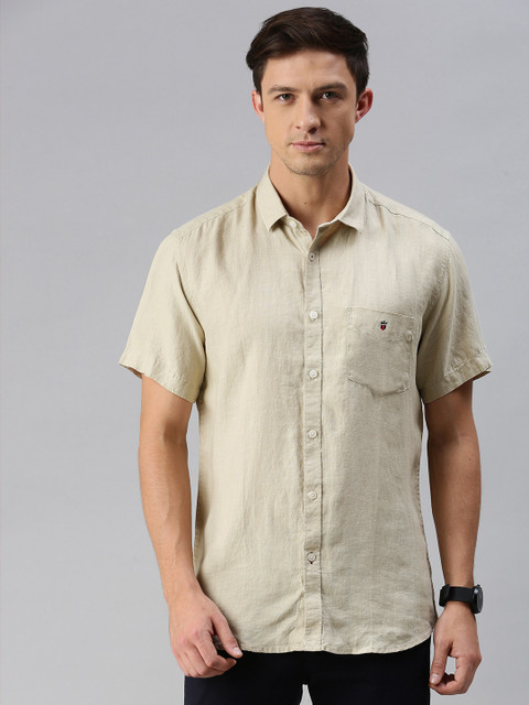 

Louis Philippe Sport Men Beige Slim Fit Casual Shirt