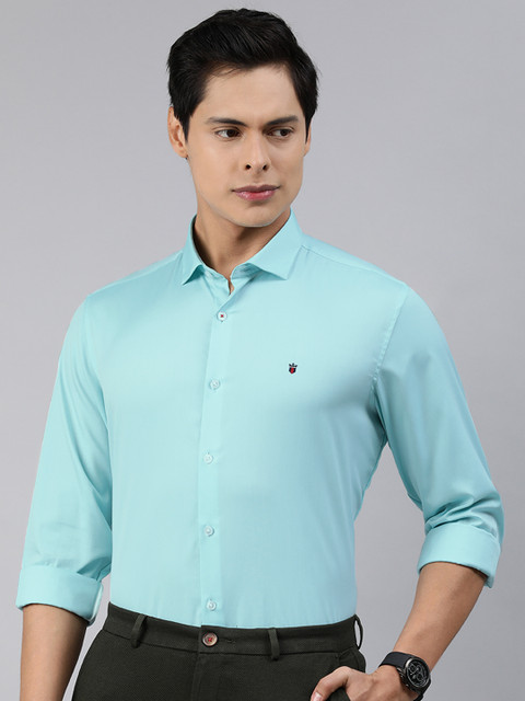 

Louis Philippe Sport Men Sea Green Slim Fit Casual Shirt