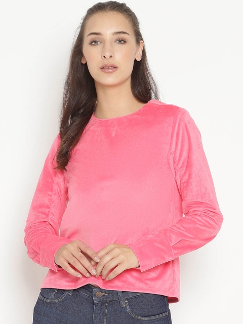 

Twenty3 Pink Solid Regular Top